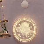 Load image into Gallery viewer, 3D Christmas Hanging Lamp
