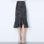 Load image into Gallery viewer, Women&#39;s Floral Irregular Fishtail Skirt
