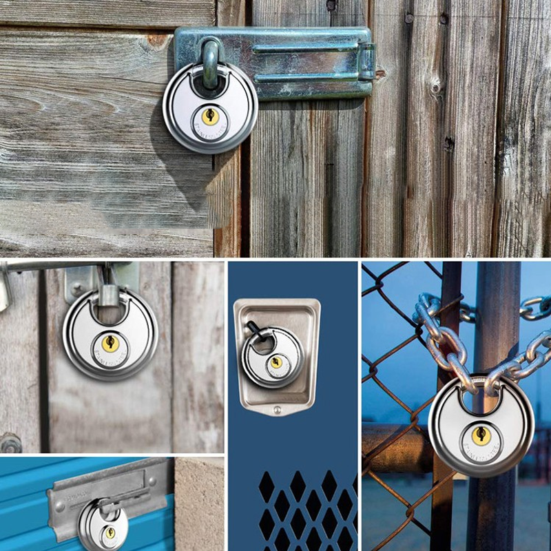 Stainless Steel Mini Round Lock