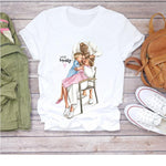 Load image into Gallery viewer, Mother&#39;s Day Theme Printed T-shirt
