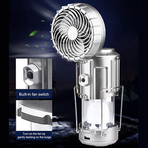 Outdoor LED Camping Light with Fan