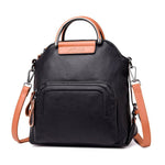 Load image into Gallery viewer, Dual-use Leather Backpack &amp; Handbag
