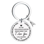 Load image into Gallery viewer, To My Granddaughter/Grandson Keychain
