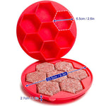 Load image into Gallery viewer, Hexagonal Burger Meat Mold
