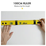 Load image into Gallery viewer, 3-in-1 Aluminum Alloy Spirit Level Compass Protractor
