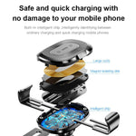 Load image into Gallery viewer, 3 in 1 Wireless Charger &amp; Car Phone Holder
