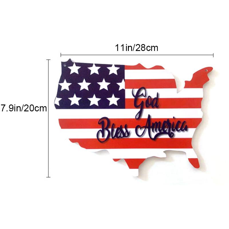 America Flag Decorative Board