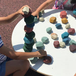 Load image into Gallery viewer, Wood Rock Set Balancing Blocks Toy
