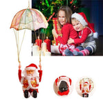 Load image into Gallery viewer, Parachute Santa- Christmas decoration
