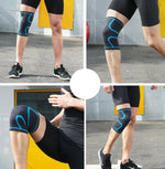 Load image into Gallery viewer, Elastic Knee Brace, Anti Slip Knee Support Compression Sleeves
