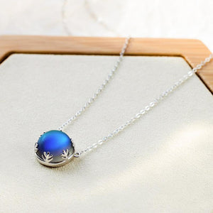 Aurore Borealis Silver Necklace