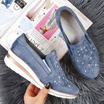 Load image into Gallery viewer, Women Shining Casual Slip-on Sneaker Shoes
