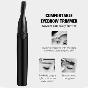 Electric eyebrow trimmer