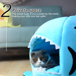 Load image into Gallery viewer, Shark-shaped Pet Bed
