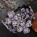 Load image into Gallery viewer, Crystal Flower Headband
