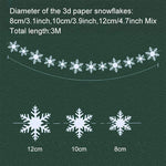 Load image into Gallery viewer, 3D Snowflake Decorations (6/12 PCs)
