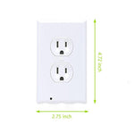 Load image into Gallery viewer, Hirundo Outlet Wall Plate With LED Night Lights
