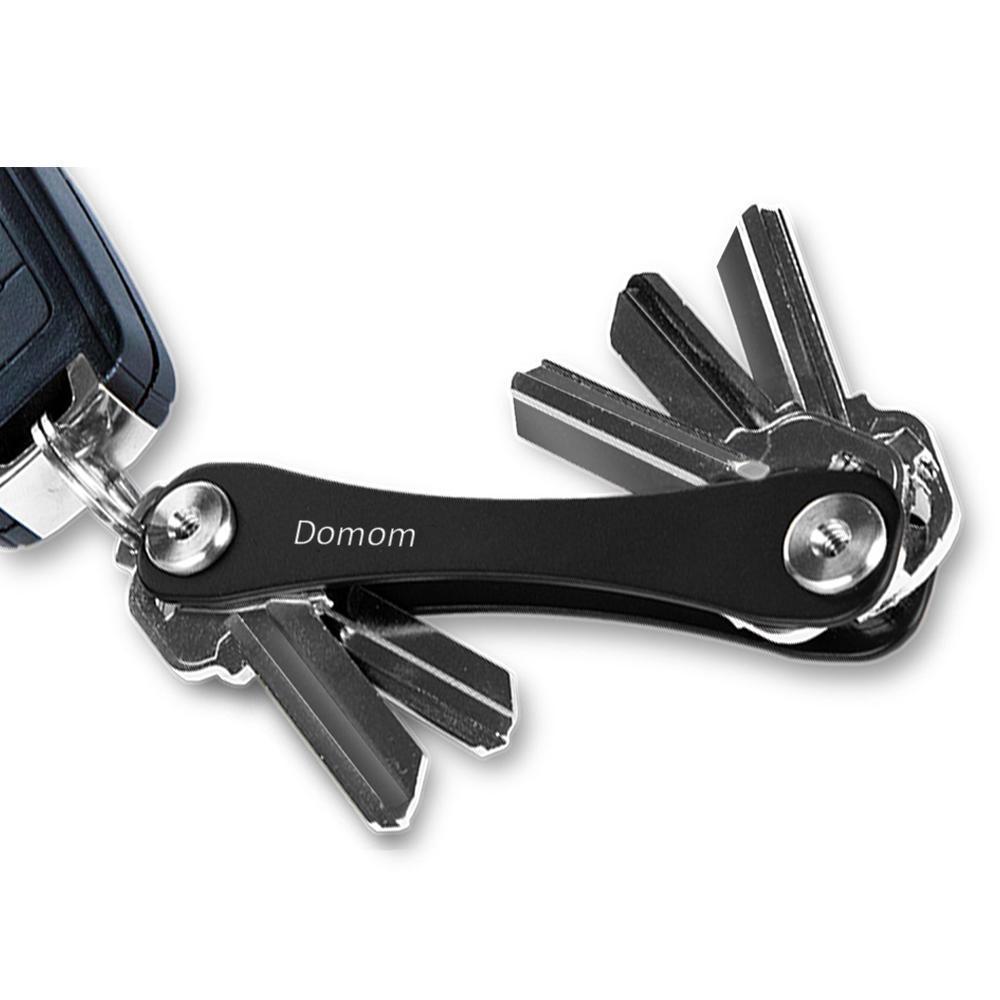 Domom Compact Key Holder and Keychain Organizer,2 Packs