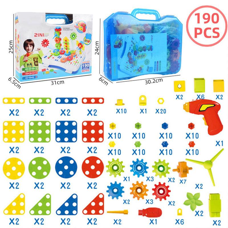 3D Gear Puzzle Toys (190 PCs)