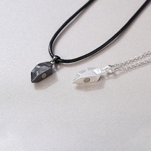 Couple Heart Stitching Necklace