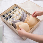 Load image into Gallery viewer, Linen Underwear Storage Box
