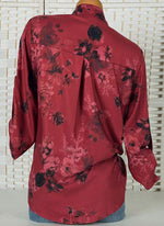 Load image into Gallery viewer, Floral Casual Stand Collar Long Sleeve Blouses TOPS.FL
