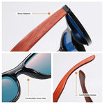 Load image into Gallery viewer, Natural Wooden Sunglasses
