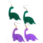 Load image into Gallery viewer, Acrylic Little Dinosaur Earrings
