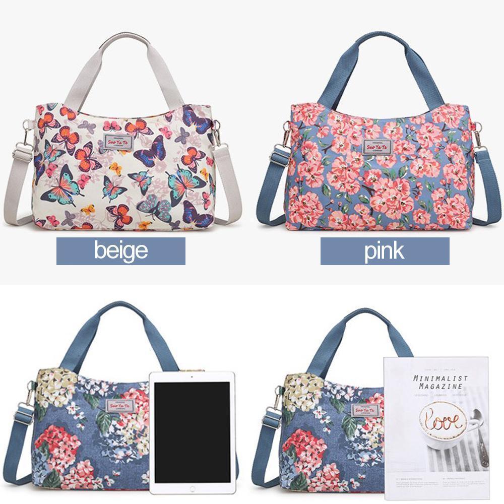 Floral Printing Large Capacity Shoulder Bag