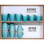 Load image into Gallery viewer, Coffee Mug Organizers and Storage, (6pk)
