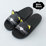 Load image into Gallery viewer, cute cat ear and whisker slippers
