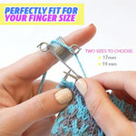 Load image into Gallery viewer, Yarn Guide Knitting Thimble
