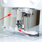 Load image into Gallery viewer, Adjustable Buttonhole Presser Foot
