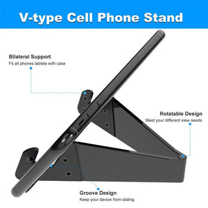 Foldable mobile phone stand