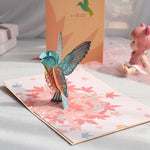 Load image into Gallery viewer, Hummingbird 3D Card
