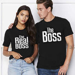 Load image into Gallery viewer, Matching Couple Shirts-The BOSS&amp;The Real BOSS Shirts
