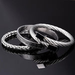 Load image into Gallery viewer, Woven Stainless Steel Bracelet
