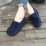 Load image into Gallery viewer, Women  Genuine Leather  Flats Platform Shoes
