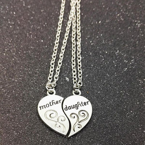 Mom & Daughter Pendant Necklace