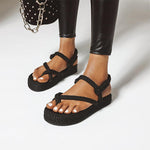 Load image into Gallery viewer, Fashion Knitted Platform Sandals
