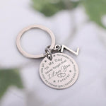 Load image into Gallery viewer, To My Dad/Mom Keychain (letter pendant)
