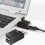 Load image into Gallery viewer, 3-Port Tiny USB Hub
