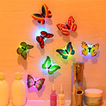 Load image into Gallery viewer, 9 Pcs LED Butterfly Lights Wall Stickers
