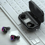 Load image into Gallery viewer, LED Display M12 Bluetooth Earphones
