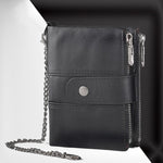 Load image into Gallery viewer, Anti-magnetic Tassel Leather Card Case Coin Purse
