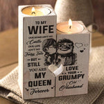 Load image into Gallery viewer, Wooden Heart Candle Holder
