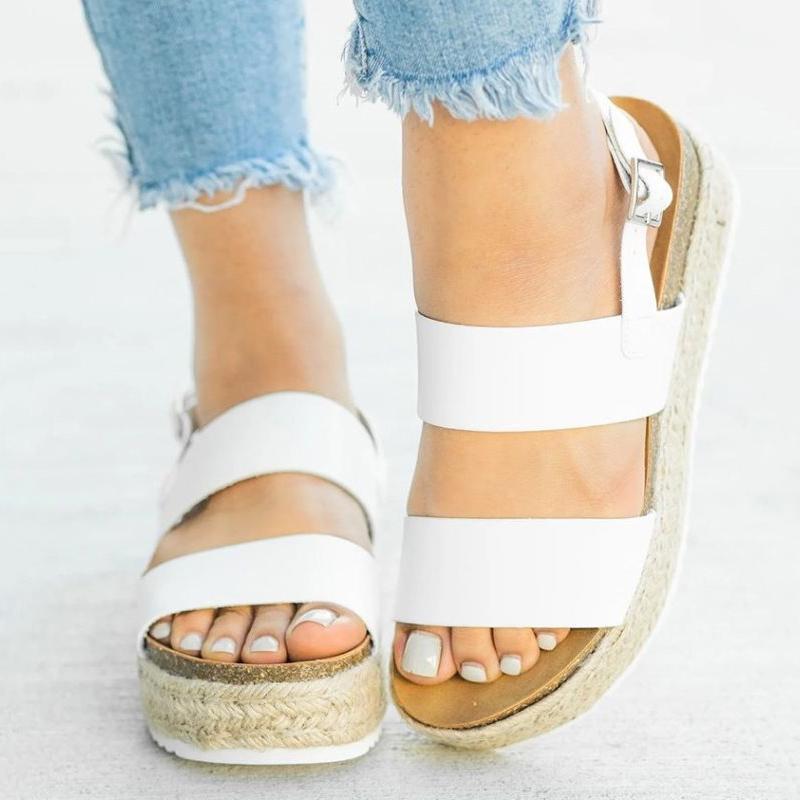 Platform Buckle Sandals