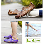 Load image into Gallery viewer, Hirundo Hole Breathable Walking Lightweight Sandals
