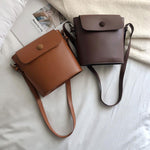 Load image into Gallery viewer, Women&#39;s Leather Bucket Bag
