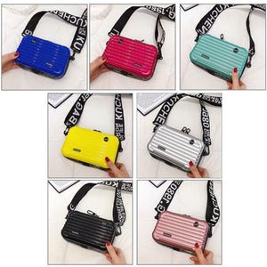 Mini size travel case shape square hand bag